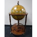 A globe drinks trolley