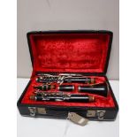 A five piece Corton clarinet in case