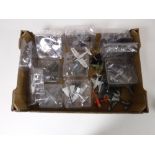 A box containing a quantity of boxed and unboxed die cast craft air craft