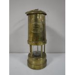 A Hockley Lamp & Limelight Company brass miner's lamp