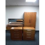 A four piece mid 20th century G Plan bedroom suite