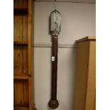 A nineteenth century mahogany stick barometer