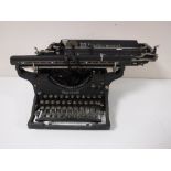A vintage Underwood typewriter