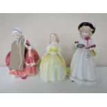 Three Royal Doulton figures - Sharon HN 3047,