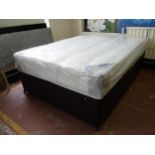 A Rome 4'6 mattress with storage divan base (new)