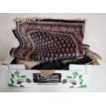 A box of prayer mats,