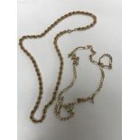 A 9ct gold Prince of Wales link chain,