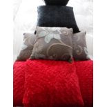 A collection of assorted scatter cushions (8)