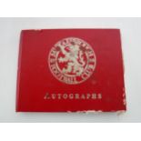 A Middlesbrough autograph album - Brian Robson, Sir Stanley Matthews,