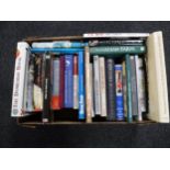 A box of books;