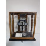 A set of cased balance scales by Baird and Tatlock of London