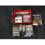 Four boxes of assorted CDs and CD box sets -NOW albums etc