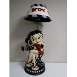A contemporary Betty Boop oversized table lamp