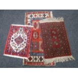 Three Persian rugs