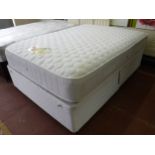 A Harmony beds Destiny 4'6 mattress with divan base (new)
