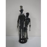 A Kenneth Rowden metal sculpture - Bride and Groom
