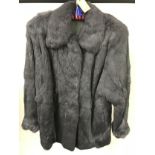 A vintage fur coat
