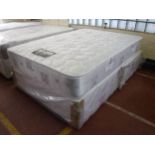 A 4'6 Harmony beds Ortho Grand mattress and divan base (new)