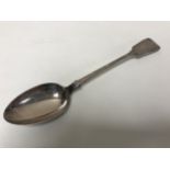 An antique EPNS serving spoon