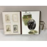 A Victorian musical photograph album