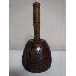 A Victorian treen mallet