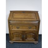 An oak bureau