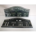 Two Northumberland Golf Course t-markers