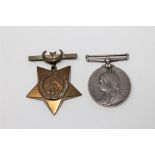 A Khedive's Star and a Victorian Volunteer Long Service Medal, unnamed.