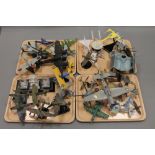 A large collection of die-cast and other model aircraft etc.