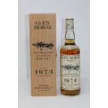 Glen Moray - Single Highland Malt Scotch Vintage 1973, 75cl, in wooden presentation box.