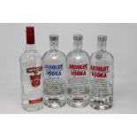 Absolut Vodka - red label 50% vol.