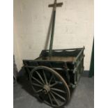 An antique hand cart