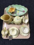 A tray of Carlton ware china including a seven piece tea for two CONDITION REPORT: