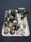 A tray of eight Country Artist and Border Fine Art figures,