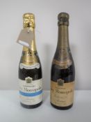Two vintage bottles of Heidsieck & Co.