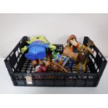 A box of Toy Story plastic figures