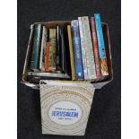 Six boxes of books - Readers digest, reference,