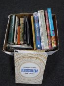 Six boxes of books - Readers digest, reference,