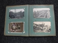 An album of WWI postcards