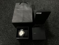 A boxed Marc Jacobs wrist watch