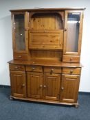 A pine kitchen dresser