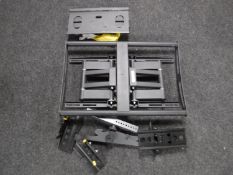 Three LCD TV wall brackets