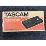 A boxed Tascam Porta 05 mini studio