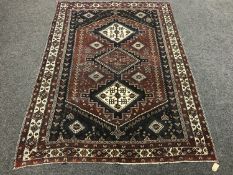 An Afshar rug, South East Iran, 19th century,
