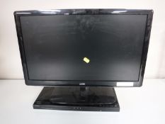 A Logik 22" LED TV DVD combi together with a Technica DVD player