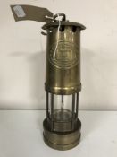 An E Thomas & Williams brass miner's lamp