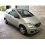 A Mercedes-Benz A160 Blue Efficiency Classic SE motorcar, Registration A15 NPL, five door hatchback,