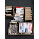Six boxes of mid 20th century and later car magazines