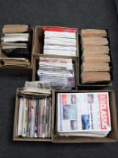 Six boxes of mid 20th century and later car magazines
