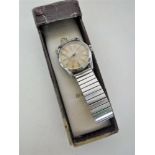 A gents vintage stainless steel Tudor Oyster Royal wristwatch, on later expanding bracelet,